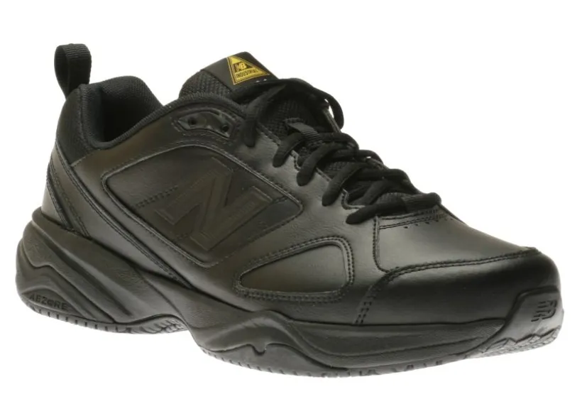 midk_slipresistant_black__0.webp MID626K2 Slip-Resistant Black Leather Sneaker