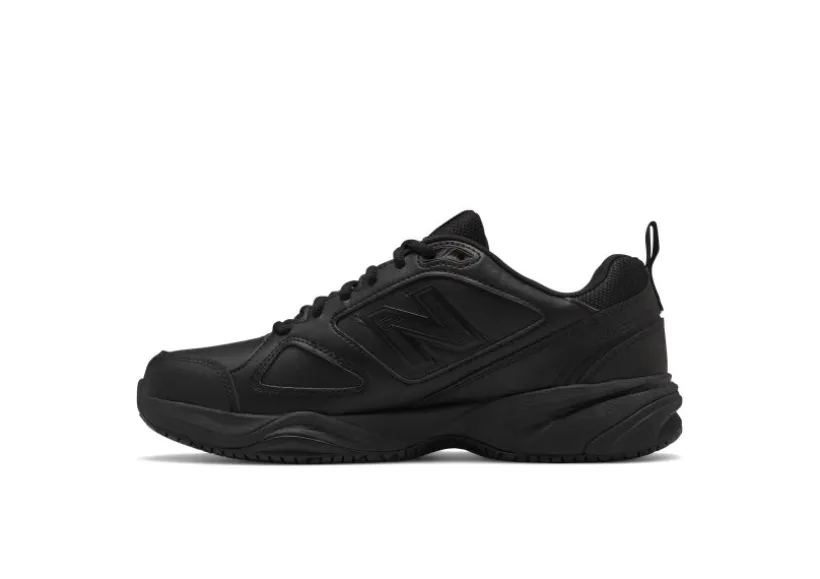 midk_slipresistant_black__1.webp MID626K2 Slip-Resistant Black Leather Sneaker