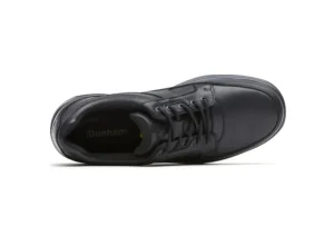 Midland Service Black Leather Waterproof Lace-Up Shoe