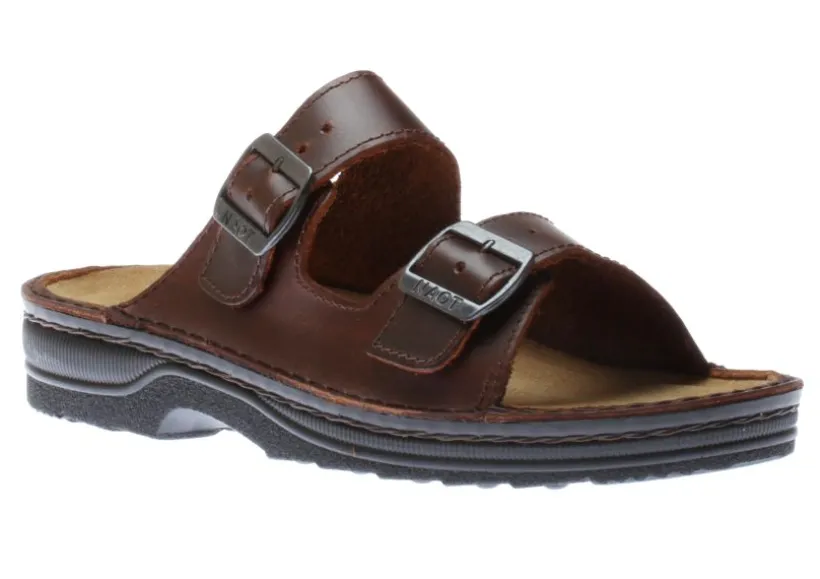 mikael_buffalo_brown_leat_0.webp Mikael Buffalo Brown Leather Slide Sandal