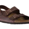 Milano Habana Brown Oiled Leather Sandal