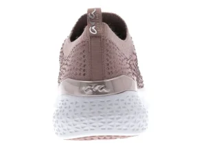 Monticello Powder Pink Rhinestone Slip-On Sneaker