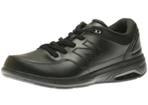 MW813BK Black Leather Walking Shoe