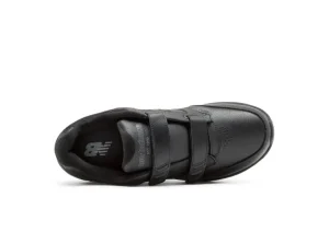 MW928HB3 Black Leather Velcro Walking Shoe