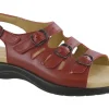 Mystic Ruby Leather Slingback Sandal