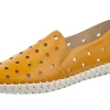Newark Yellow Perforated Leather Loafer