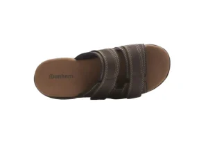 Newport Dark Brown Adjustable Slide Sandal