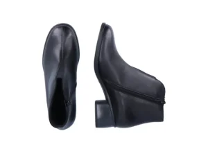 Odeon Black Leather Ankle Boot