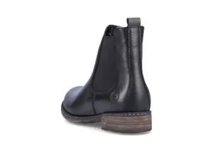 Odeon Black Leather Chelsea Boot