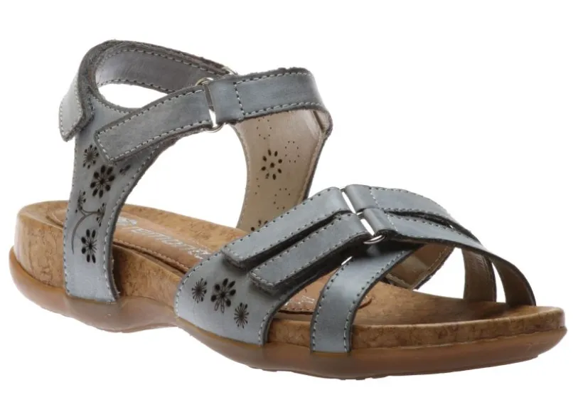 odeon_blue_flower_perfora_0.webp Odeon Blue Flower Perforated Leather Sandal