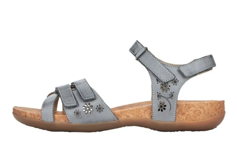 odeon_blue_flower_perfora_1.webp Odeon Blue Flower Perforated Leather Sandal