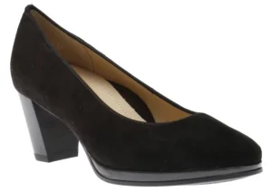 Ophelia Black Suede Pump
