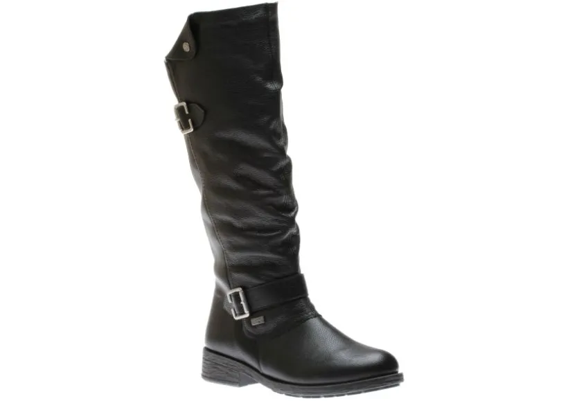 orleans_black_ruched_leat_0.webp Orleans Black Ruched Leather Tall Boot
