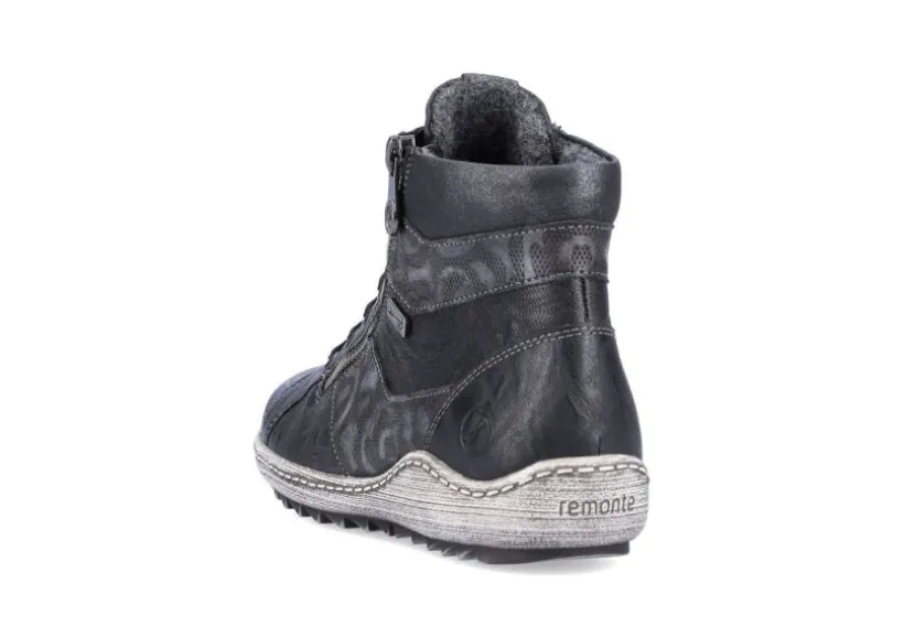 ottawa_black_print_laceup_2.webp Ottawa Black Print Lace-Up Ankle Sneaker