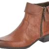 Ottawa Brown Leather Ankle Boot