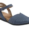 Palomos Peyton Moroccan Blue Nubuck Cork Sandal