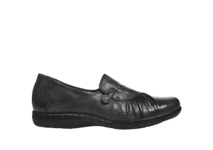 Paulette Black Slip-On Flat