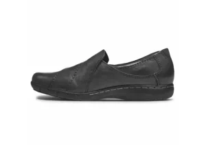 Paulette Black Slip-On Flat