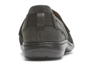 Penfield Black Strappy Slip-On Fisherman Sandal