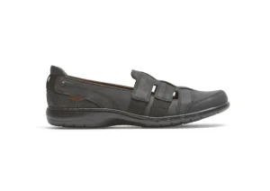 Penfield Black Strappy Slip-On Fisherman Sandal