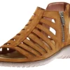 Pitau Amber Nubuck Leather Sandal