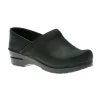 Professional Oiled Black Leather Clog