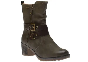 R5028 Zip Boot Khaki