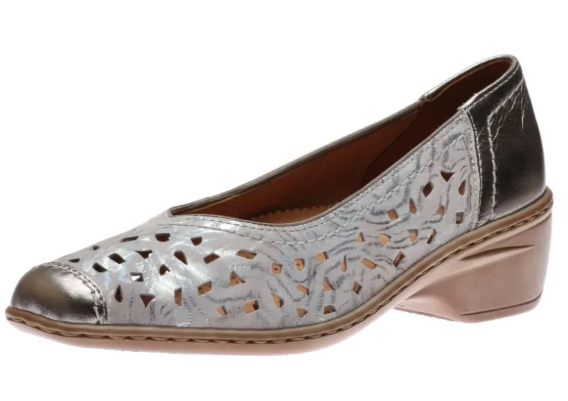 rashida_metallic_perforat_0.webp Rashida Metallic Perforated Leather Low Heel Pump