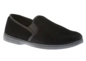 Regal 2 Black Slip-On Slipper