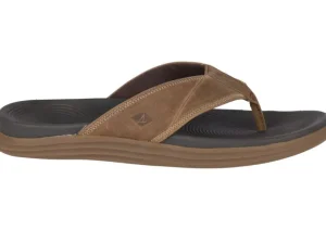 Regatta Brown Leather Water Thong Sandal
