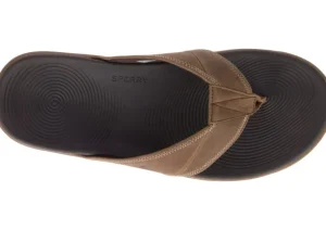 Regatta Brown Leather Water Thong Sandal