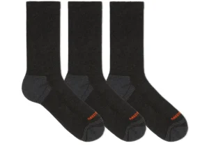 Repreve 3-Pack Black Hiker Crew Socks
