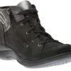 Rev Stridarc Waterproof Black Leather Ankle Boot