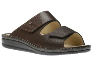 Riad Men's Brown Leather Slide Sandal