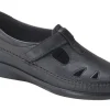 Roamer Black Leather Slip-On Loafer
