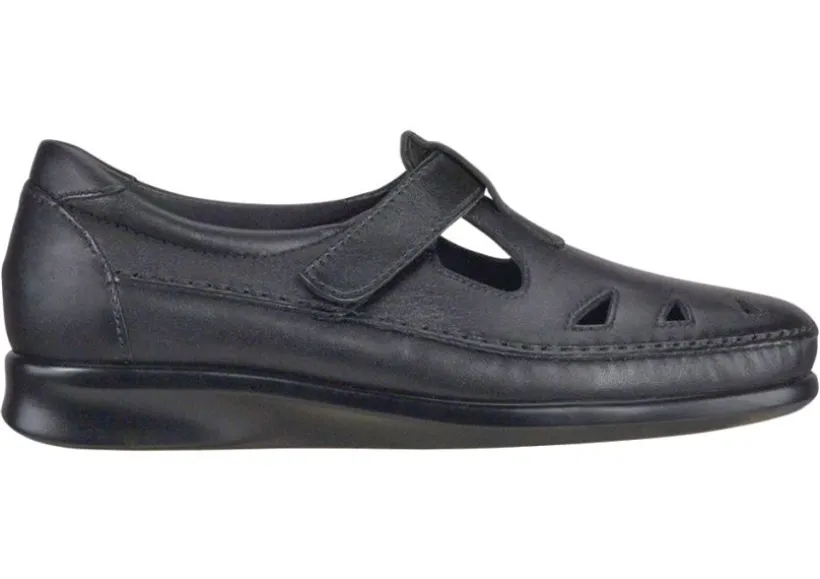 roamer_black_leather_slip_1.webp Roamer Black Leather Slip-On Loafer