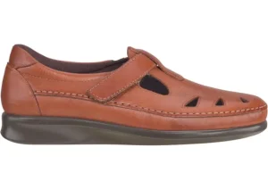 Roamer Chestnut Brown Leather Slip-On Loafer
