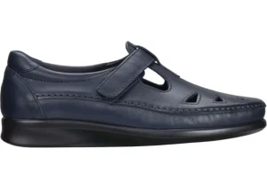 Roamer Navy Leather Slip-On Loafer