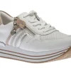 Rock Lace Zip White