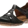 Rosalie 29 Black Leather T-Strap Mary Jane Sandal