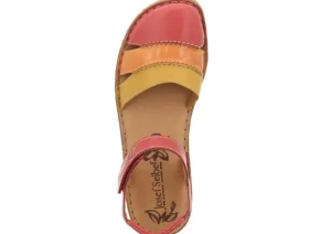 Rosalie 44 Red Multicolour Mary Jane Sandal