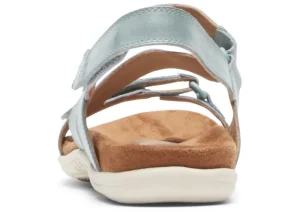 Rubey Blue Asymmetrical Strappy Sandal
