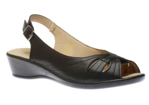 Sandal Black Leather