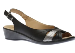 Sandal Black Pewter