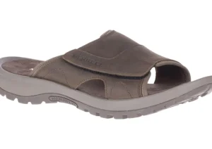 Sandspur 2 Earth Brown Leather Slide Sandal