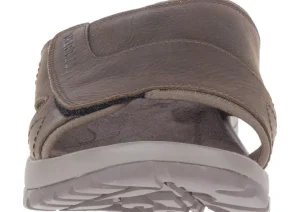 Sandspur 2 Earth Brown Leather Slide Sandal