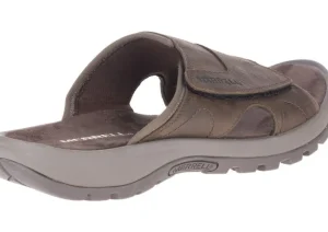 Sandspur 2 Earth Brown Leather Slide Sandal