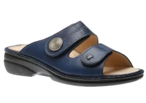 Sansibar Blue Leather Sandal