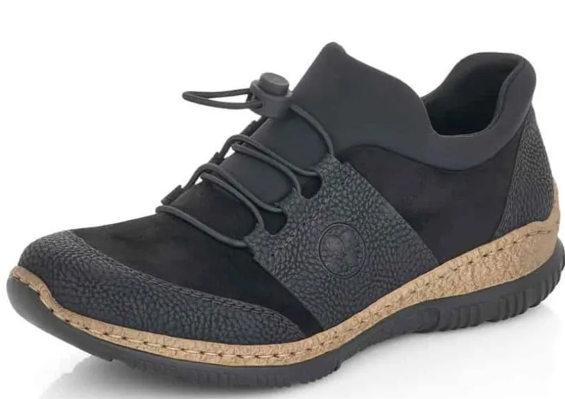 scuba_black_slipon_bungee_0.webp Scuba Black Slip-On Bungee Sneaker