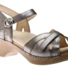 Season Graphite Leather Sandal